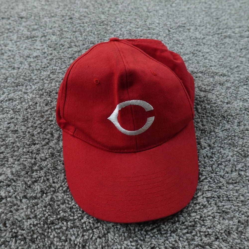 VTG Cincinnati Reds Hat Cap Mens One Size Red MLB Baseball Adjustable Snap Back